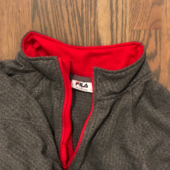 Fila Sweatshirt Half Zip Small - Picture 3 of 4